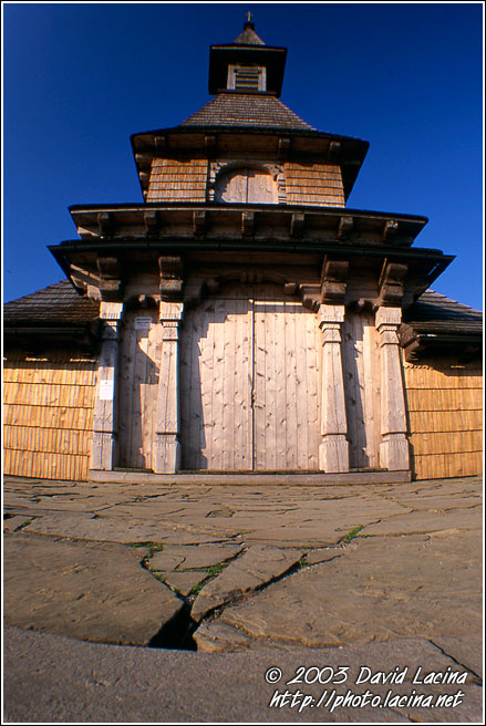 Radhost Chapel - June 2003 - history, Czech republic