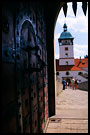 Open gates - bouzov, June 2003 - history, Czech republic