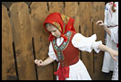 Dancer In Traditional Wallachian Costume, Spring celebrations in Wallachia, Czech republic