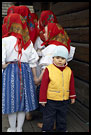 Dancers In Traditional Wallachian Costumes, Spring celebrations in Wallachia, Czech republic