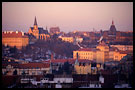 prague during sunset, Prague, Czech republic