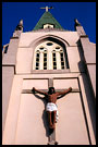 Detail Of Cape Coast Church, Cape Coast, Ghana