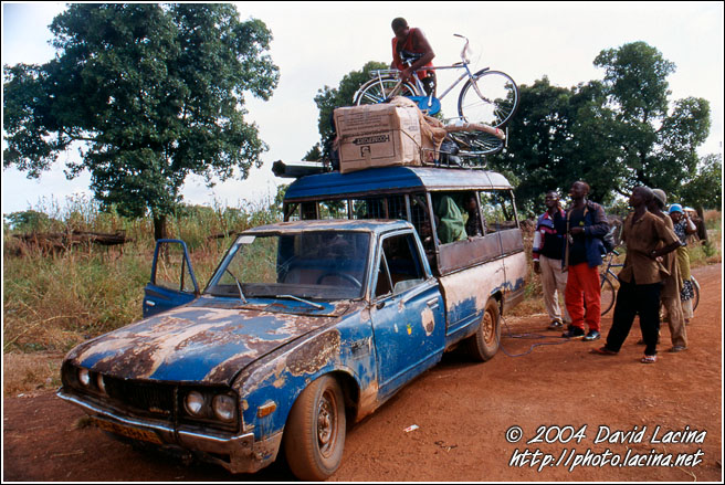 Tro Tro - local BUS - Lobi tribe, Ghana
