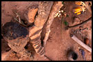 Lobi Home From Bird's View, Lobi tribe, Ghana