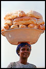 Bread Seller, Local market, Ghana