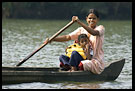 Residents Of Backwaters, Backwaters, South India