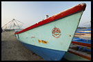 Boat By Chinese Nets, Cochin - Chinese Nets (Cheena vala), South India
