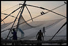 Chinese Net (Cheena vala), Cochin - Chinese Nets (Cheena vala), South India