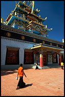 South India - Golden temple, Namdroling monastery