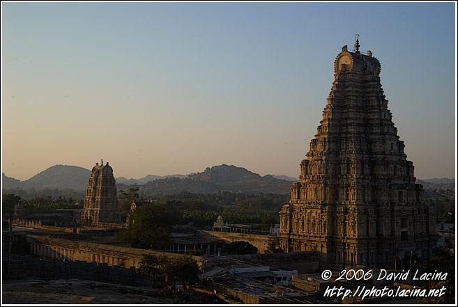 Virupaksha Temple At Sunset - Hampi Historical, South India
