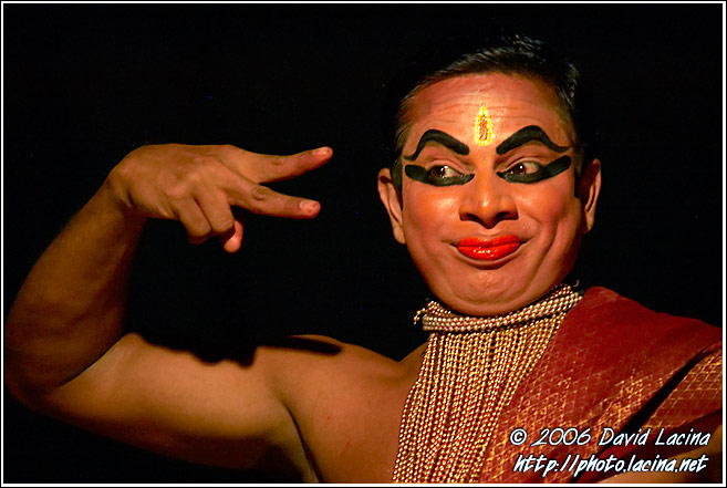 Performing Kathakali - Kathakali, South India