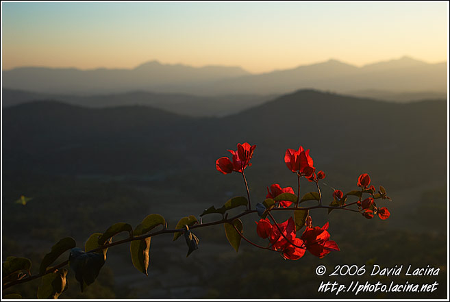 Sunset Over Kodagu Hills - Kodagu (Coorg) Hills, South India