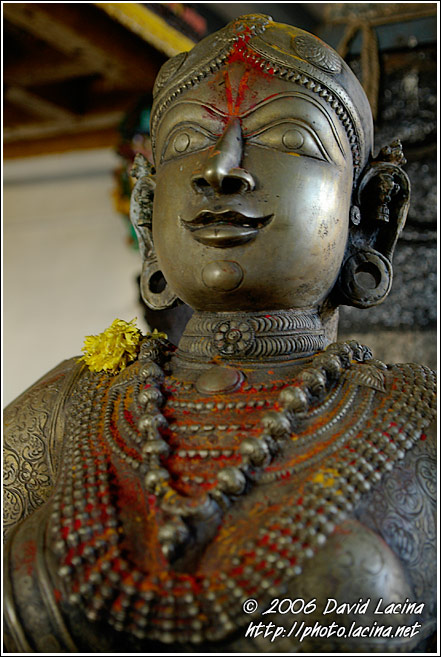 God Statue In The Chamundeeswari Temple - Mysore, South India