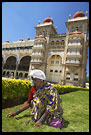 Taking Care Of Mysore Palace, Mysore, South India