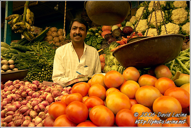 Seller At The Ooty Market - Ooty, South India