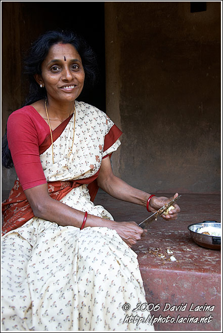 Indian Woman, Coorg (Kodagu) Hills - The People, South India
