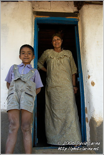 Mother And Son, Coorg (Kodagu) Hills - The People, South India