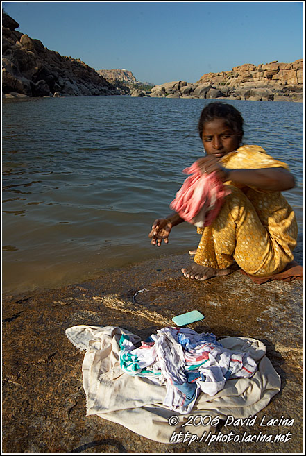 Dhobi - A Washerman, Hampi - The People, South India