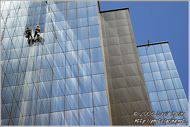 Washing Skyscraper, Bangalore - The People, South India