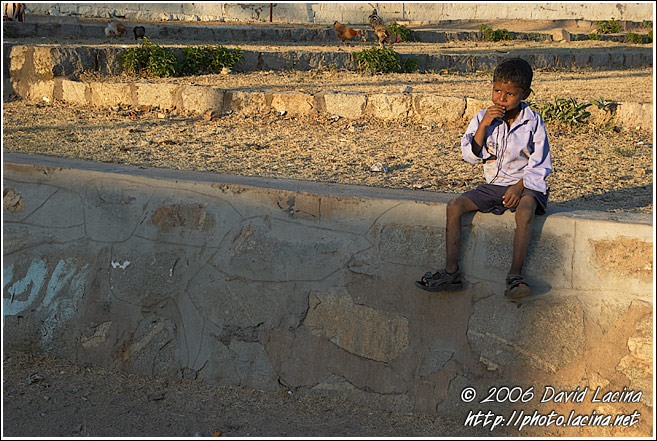 Relaxing, Chamundi Hill, Mysore - The People, South India