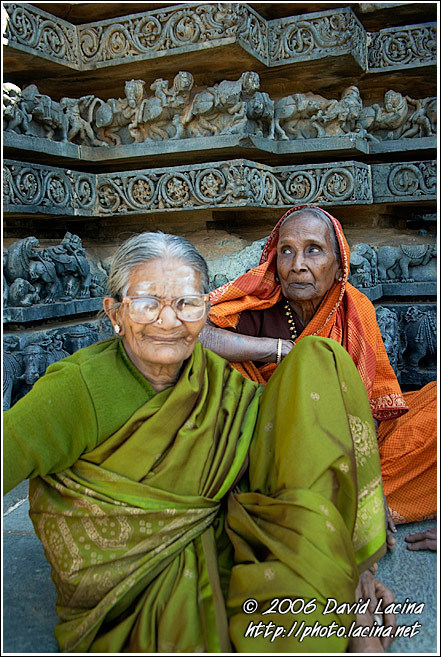 Women By A Temple, Halebid - The People, South India
