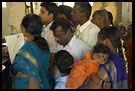 Puja In The Chamundeeswari Temple Temple, Chamundi Hill, Mysore, The People, South India