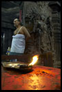 Priest In A Temple, Belur, The People, South India