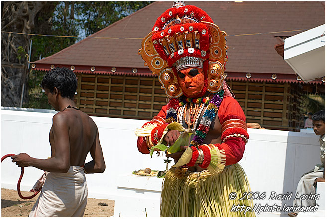 Prepairing For Ritual - Theyyam Ritual Dance, South India
