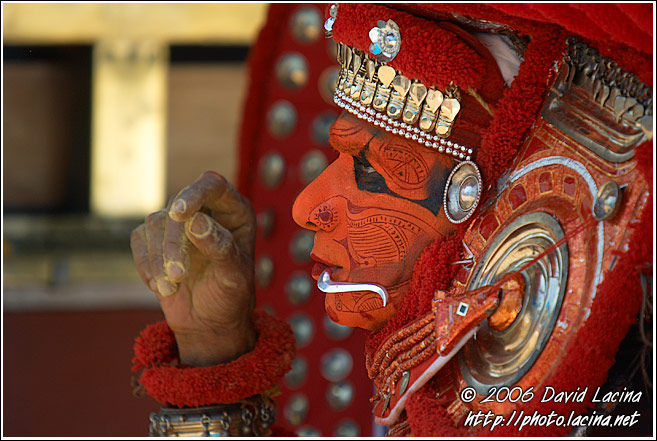 Resting Dancer - Theyyam Ritual Dance, South India