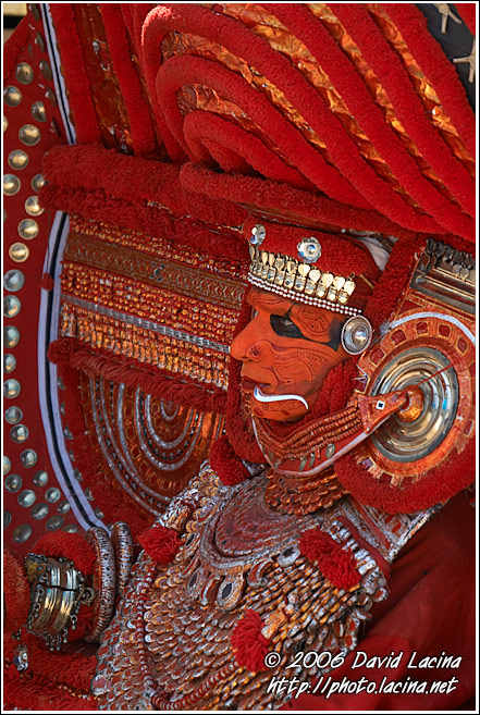 Resting Theyyam Dancer - Theyyam Ritual Dance, South India