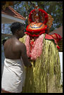 Dressing Up The Dancer, Theyyam Ritual Dance, South India