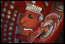 Detail Of Colorful Mask, Theyyam Ritual Dance, South India
