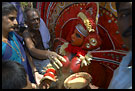 Giving A Blessing, Theyyam Ritual Dance, South India
