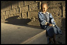 Young Girl And Sunset, Northern Part, Kenya