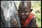 Hide And Seek, Samburu Portraits, Kenya