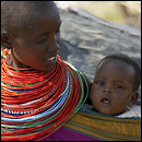 Samburu Mum And Kid, Samburu Portraits, Kenya