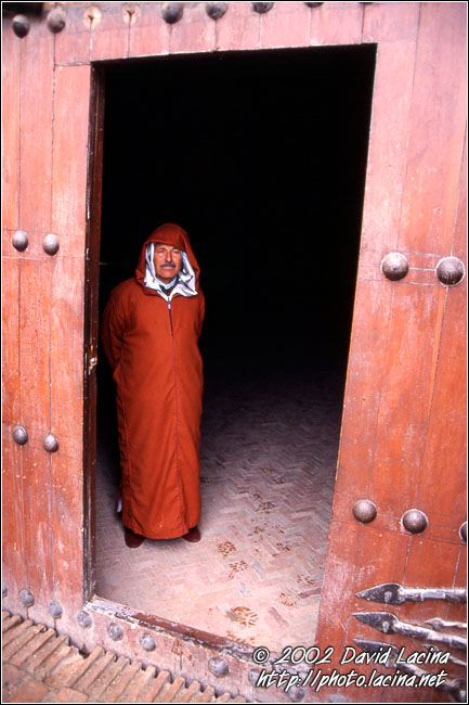 man in doors, meknes - Best Of Marocco, Marocco