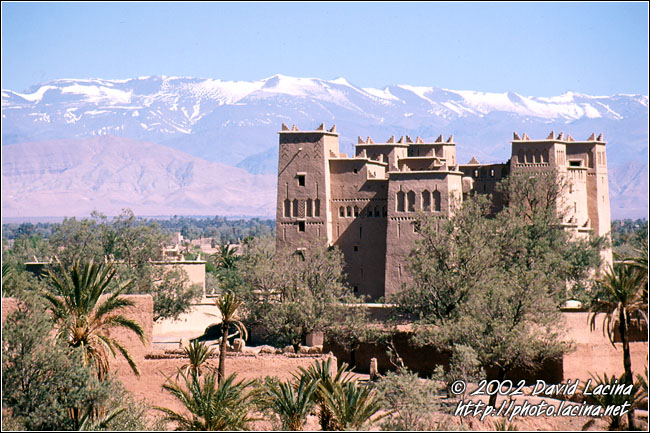 kasbah Amerhidil and snow, skoura - Best Of Marocco, Marocco