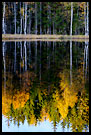 Sunset by Skomakertjern, Autumn in Nordmarka, Norway