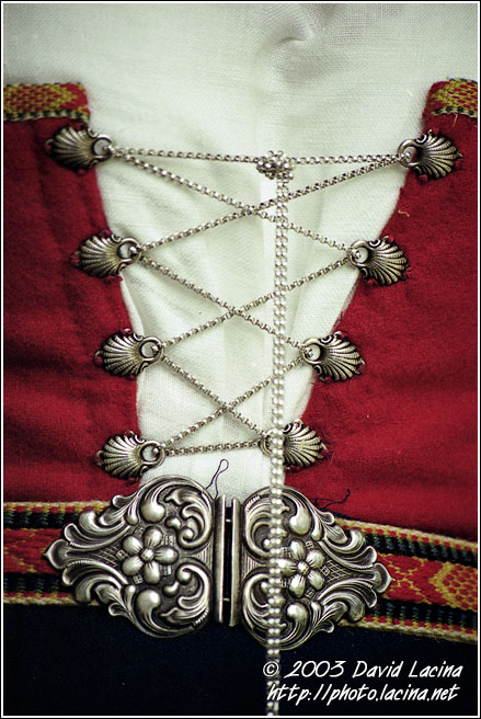detail of decoration of bunad - Best of 2003, Norway