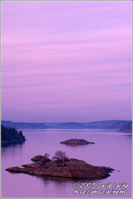 sunset in fjord (engøy) - Best of 2003, Norway