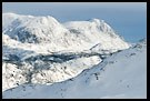 Nibbi and Skogshorn, Hemsedal In Winter, Norway
