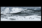Panorama against Skardsnuten, Hemsedal In Winter, Norway