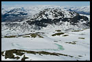 View from Systerskardfjellet, Hemsedal In Winter, Norway