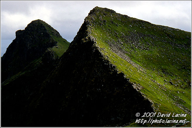 steep mountains of lofoten - Lofoten, Norway