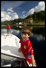 Enjoying The Telemakskanalen, The Telemark Canal (Telemarkskanalen), Norway
