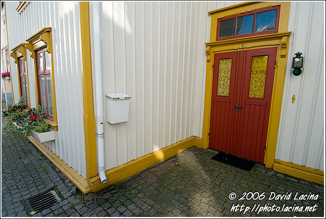 Gamlestan (Old town) in Lysekil - West coast, Sweden
