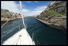 Sailing into Sotekanalen, West coast<br /><b class='black'>new</b>, Sweden