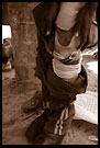 Putting On The Pegleg After Training, Amputee Football Team, Sierra Leone