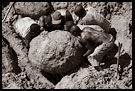 Workers Trying To Move A Huge Stone, Diamond Mines<br /><b class='black'>new</b>, Sierra Leone